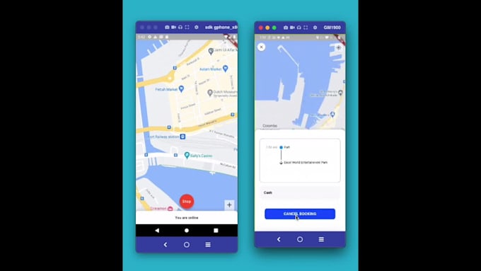 develop taxi , delivery app for android and ios devices
