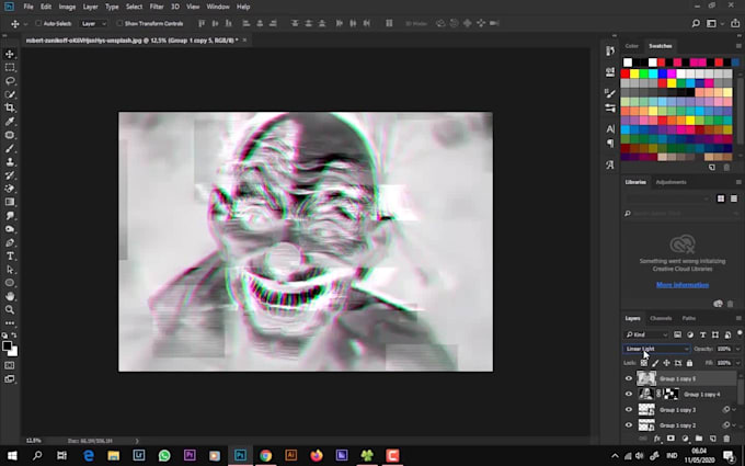 create a glitch art for all your needs
