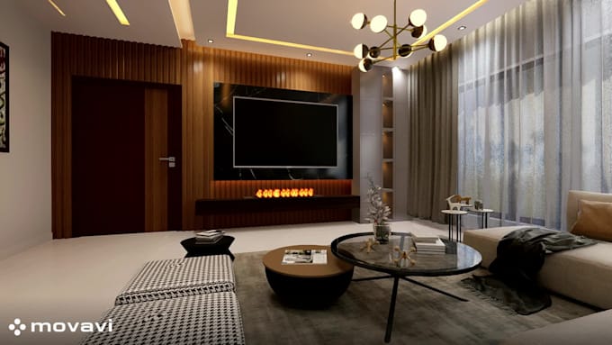 design and render realistic 3d residential interior spaces