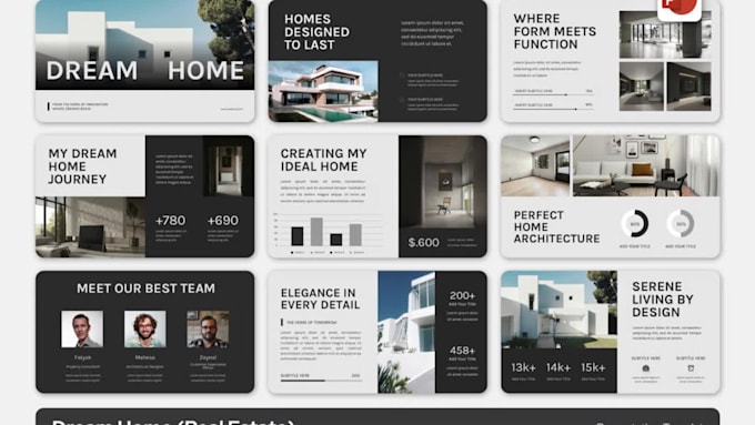 design custom branded powerpoint business presentation template master slide