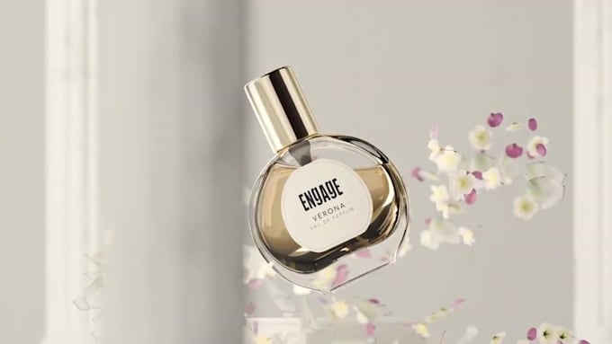 create 3d perfume animation video 3d perfume bottle design 3d fragrance video ad