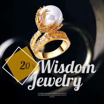 stunning jewelry promo video for website  marketing campaigns