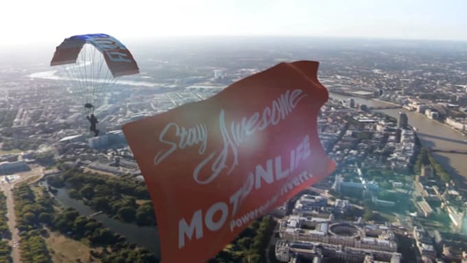 skydive with your flag