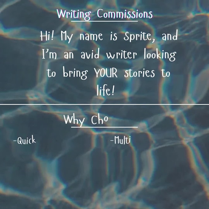 write any story for a good price