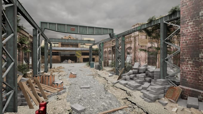 create realistic 3d environment
