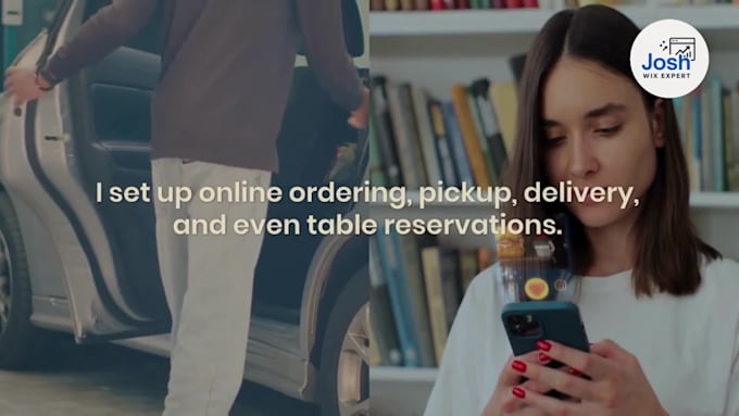 build a professional wix restaurant or food ordering website