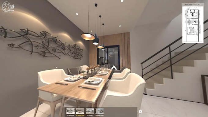 Turn your interior design 360 photos into a virtual tour by ...