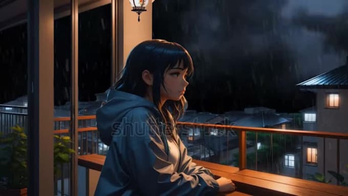 create custom lofi loop gifs, animated bg, and lofi character illustrations