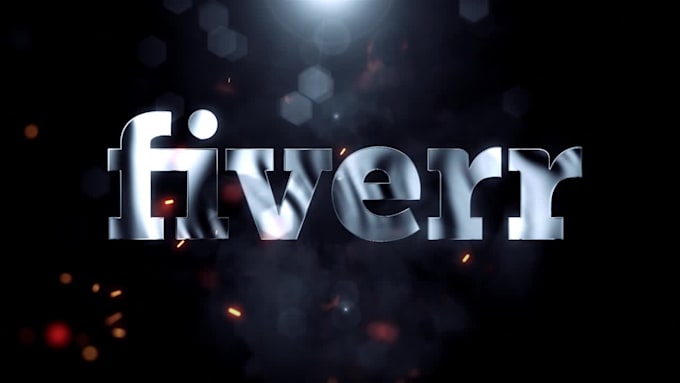 create cinematic fire logo intro video HD