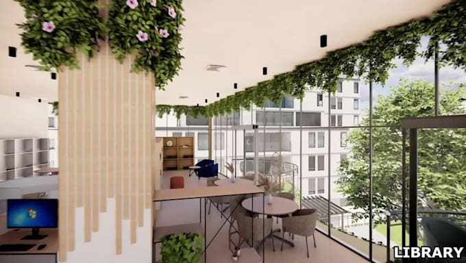 model your preference of interior spaces and landscapes