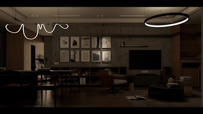 provide 3d interior design services and renderings