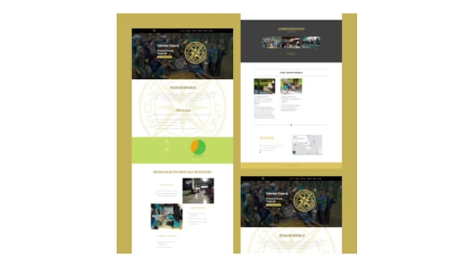 create professional landing page or single page website