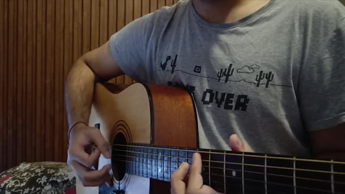 teach you fingerstyle guitar step by step