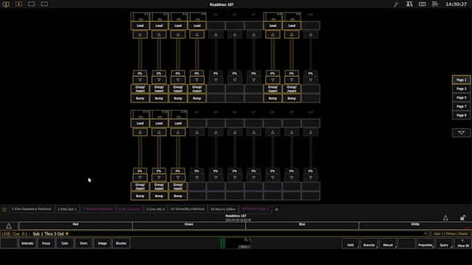 build your etc eos showfile