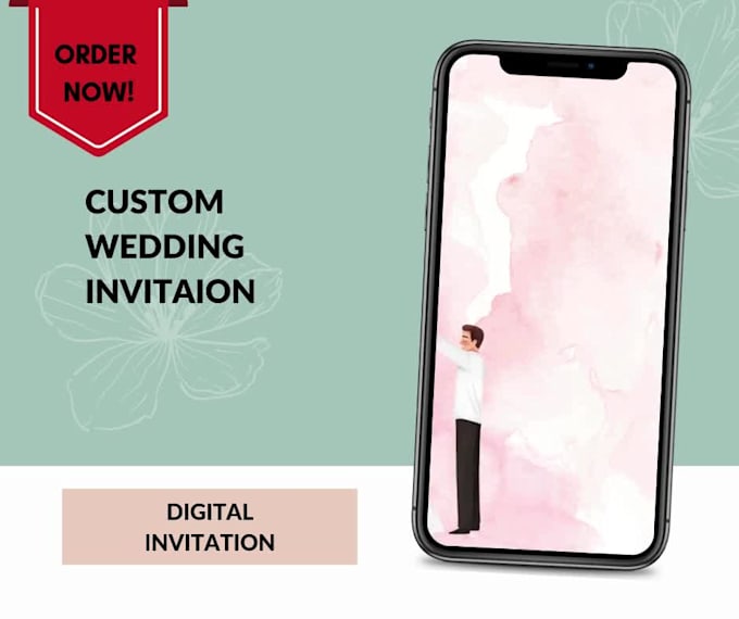 design digital wedding invitation