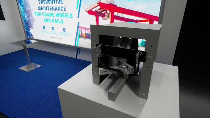 design 3d trade show stand, expo stand or a booth