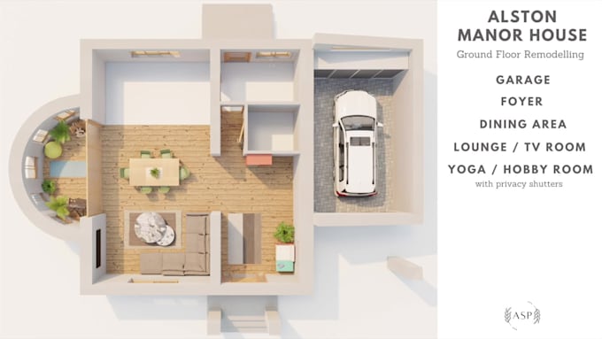 Create a 3d, archviz floor plan of your idea or design by Martinventer1 ...