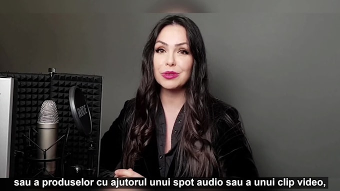 Big Deals! I will record a professional romanian and english female voice over  for $15