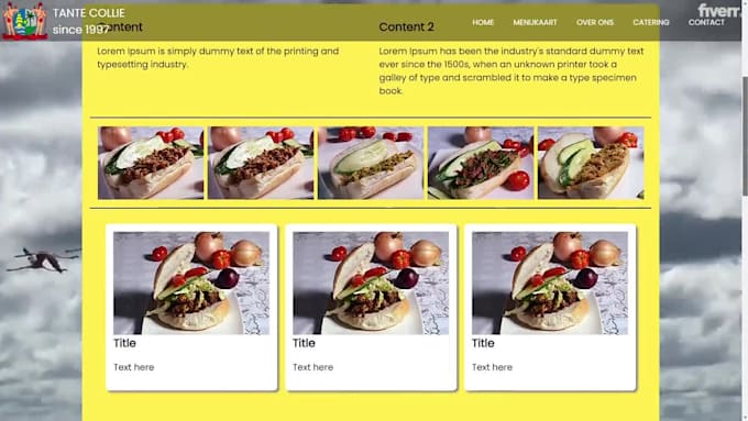 Build a website using html and css by Mengotduran | Fiverr