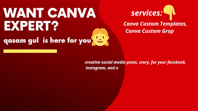 be your canva expert and custmize posts
