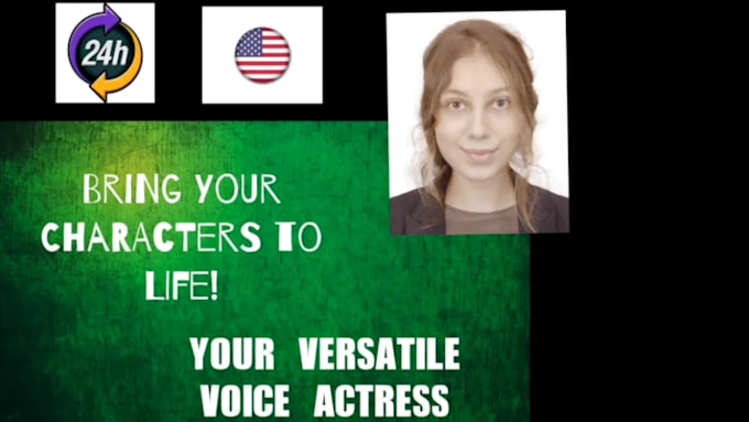 record american female voice over narration