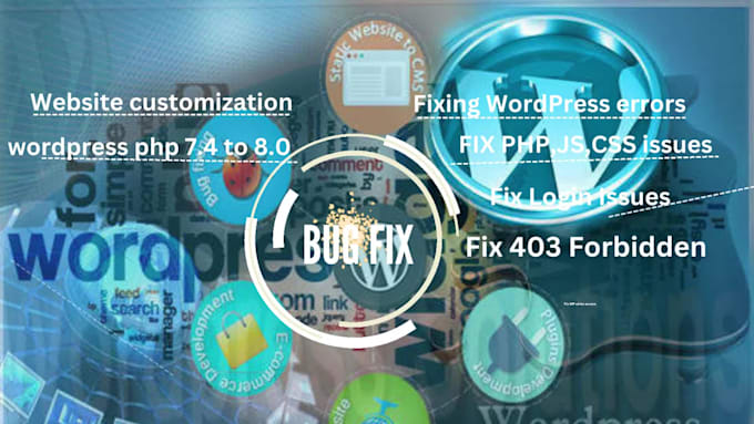 fix wordpress bugs, responsive issues, plugins and widgets