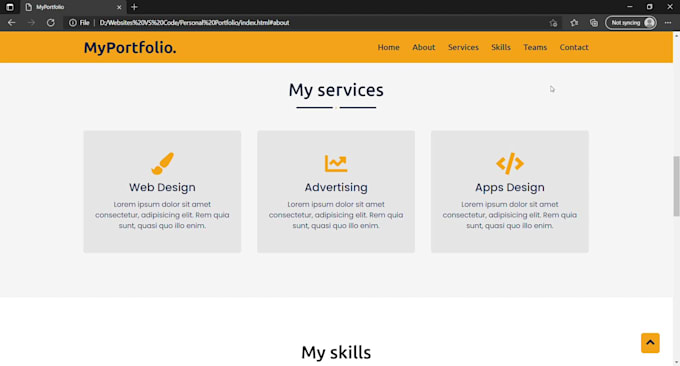 develop a responsive website using react, vanilla js or wordpress