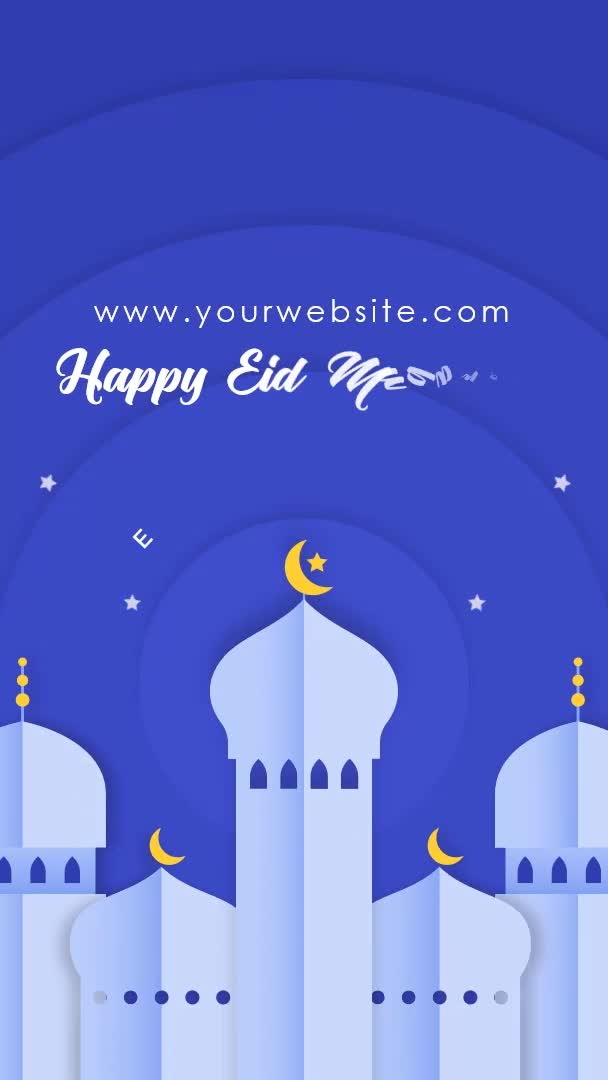create ramadan or eid video greeting