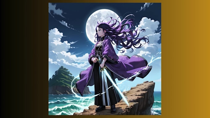 create any anime art or manga ai character designs