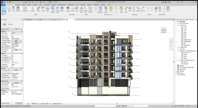 Revit modelling, autocad to revit, 2d floor plan drawing by Mimbilge ...