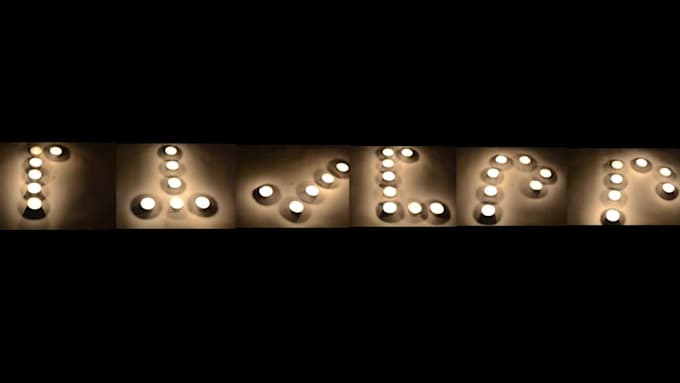 create a custom valentines candle video message