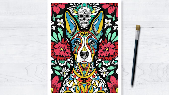 create coloring and activity book trailer listing video