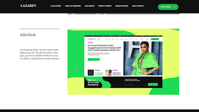 develop animated, responsive frontend in vue, react or next js