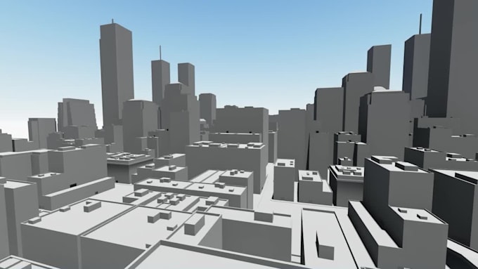 make low poly city models