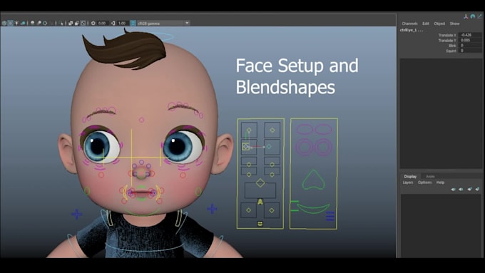 do character rigging by a professional rigger to ready animation