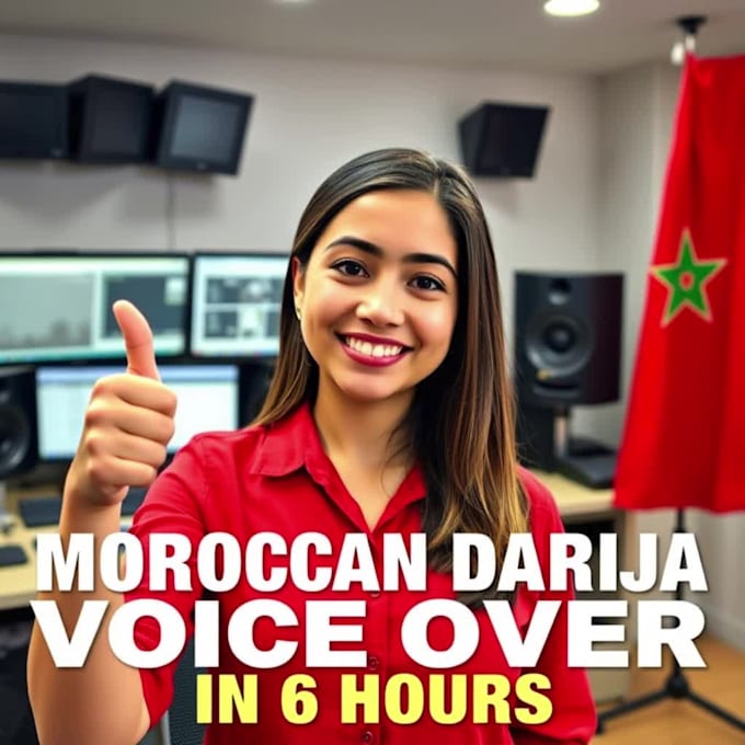 record a moroccan darija arabic voice over