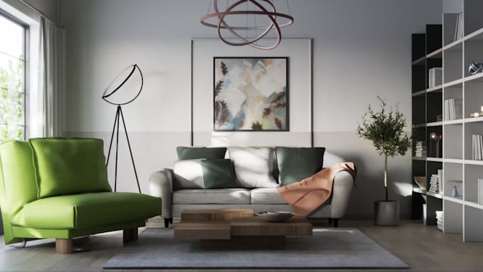 design 3d rendering house interior exterior and walkthrough animation
