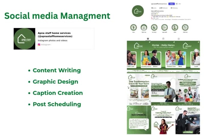be your facebook, instagram manager