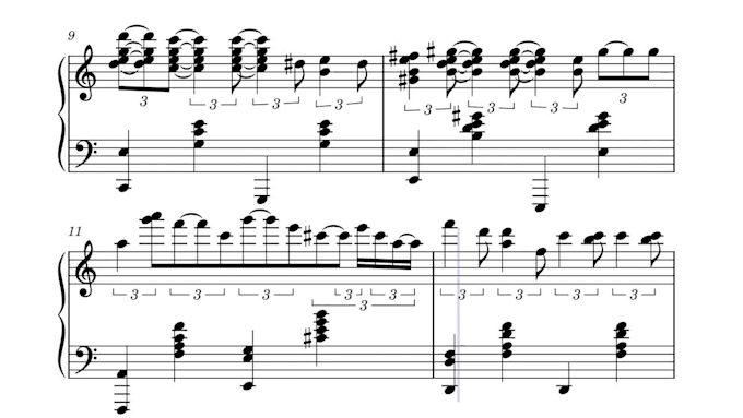 transcribe any song into musical notation or midi