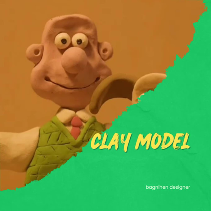 Create clay animation and stop mation animated with clay by Bagnihen