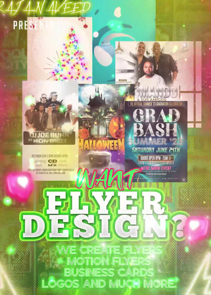 design professional dj flyer, club flyer, or event party flyer in 24 hour