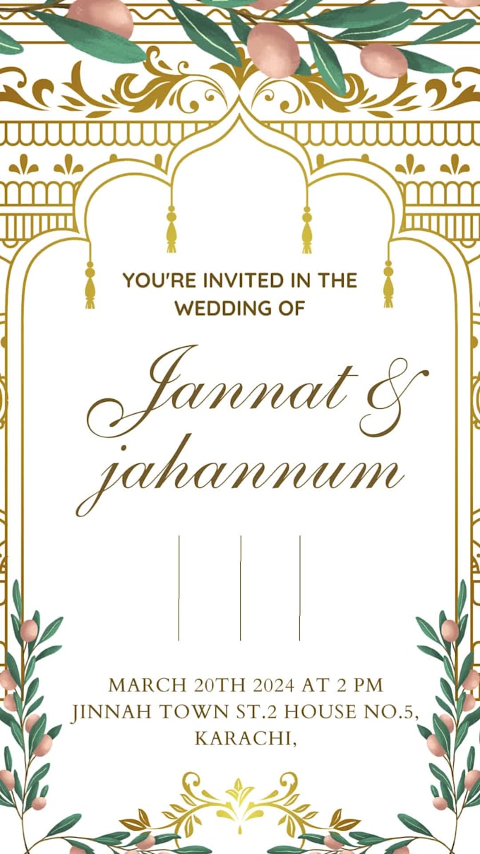 make marriage invite and marriage certificate