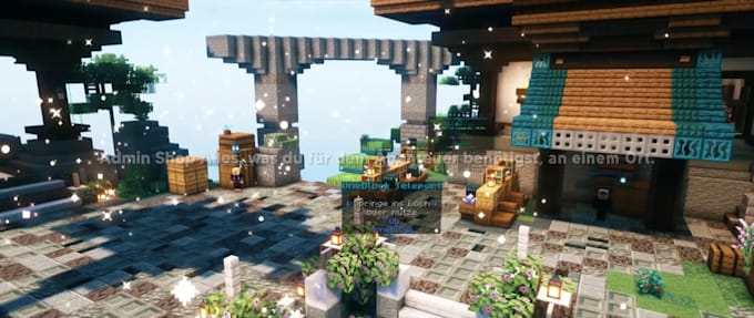 produce a minecraft server trailer
