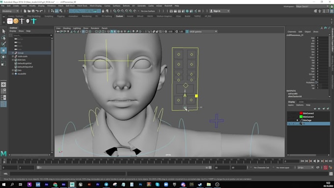 Do professional maya character rig by Konogaliev | Fiverr
