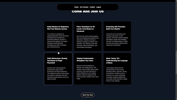 create beautiful full stack website for you react and node