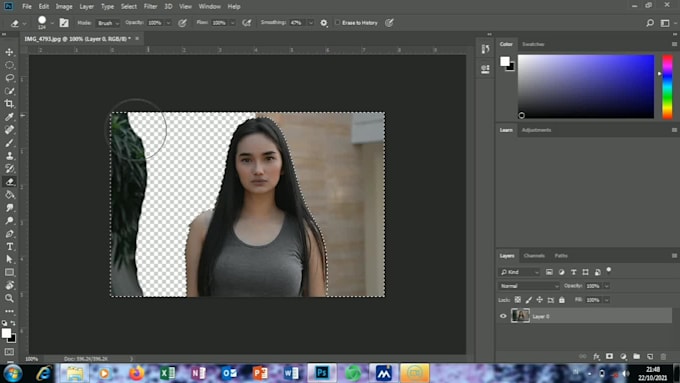 remove the background and edit the image