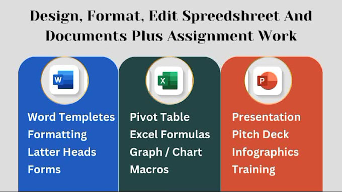 be your excel and word expert for any task in just 2 hours