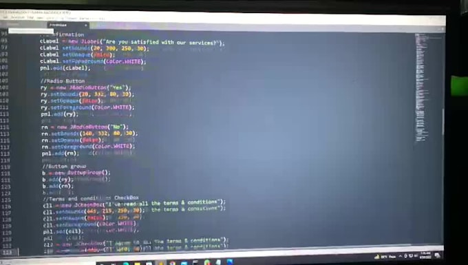 do your java swing project, gui