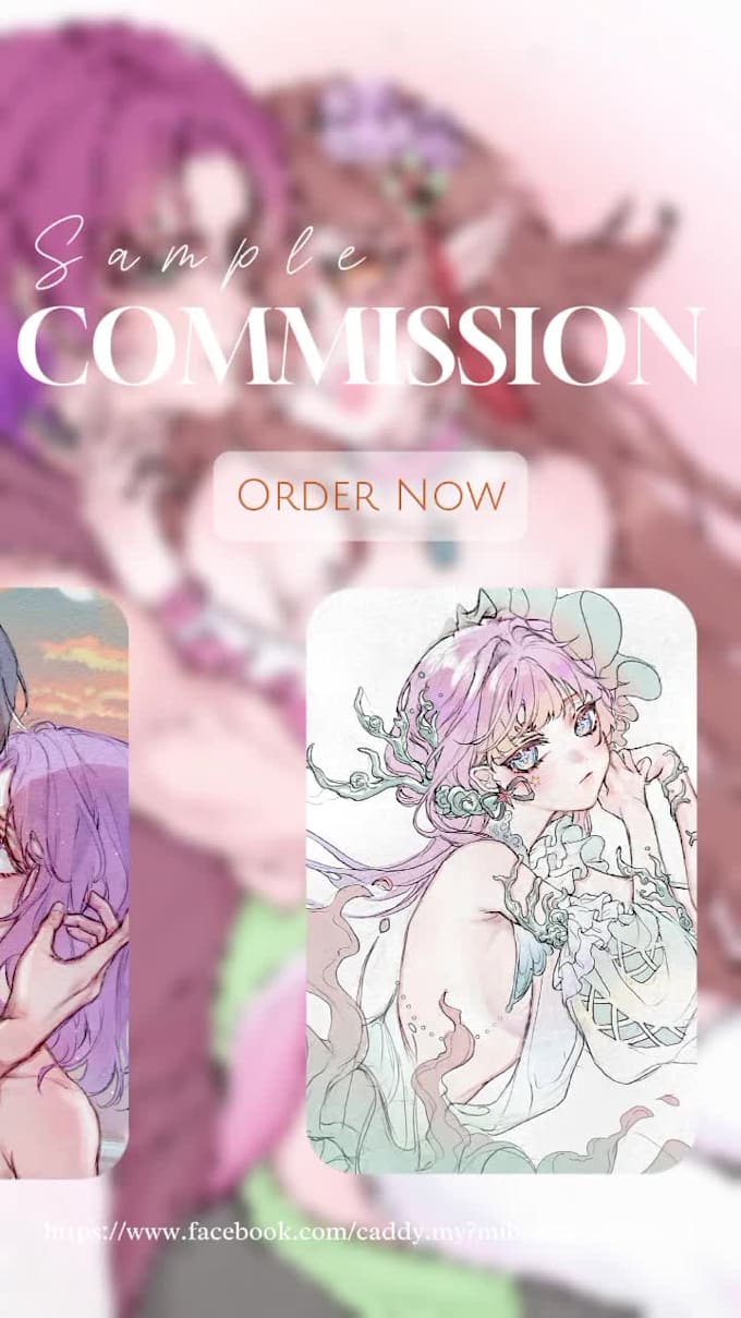 sketch anime art commission