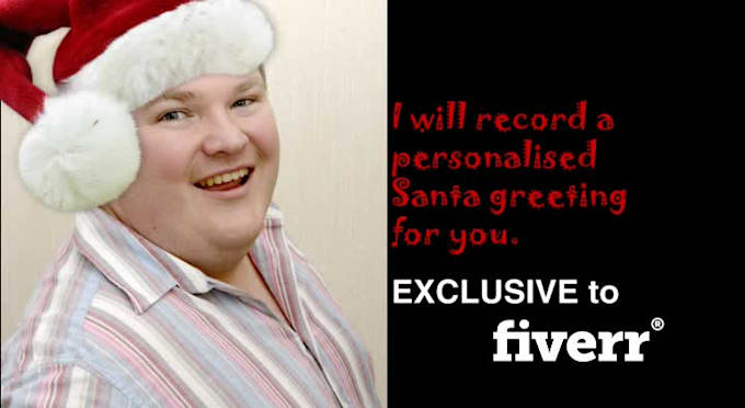record a personalised santa greeting